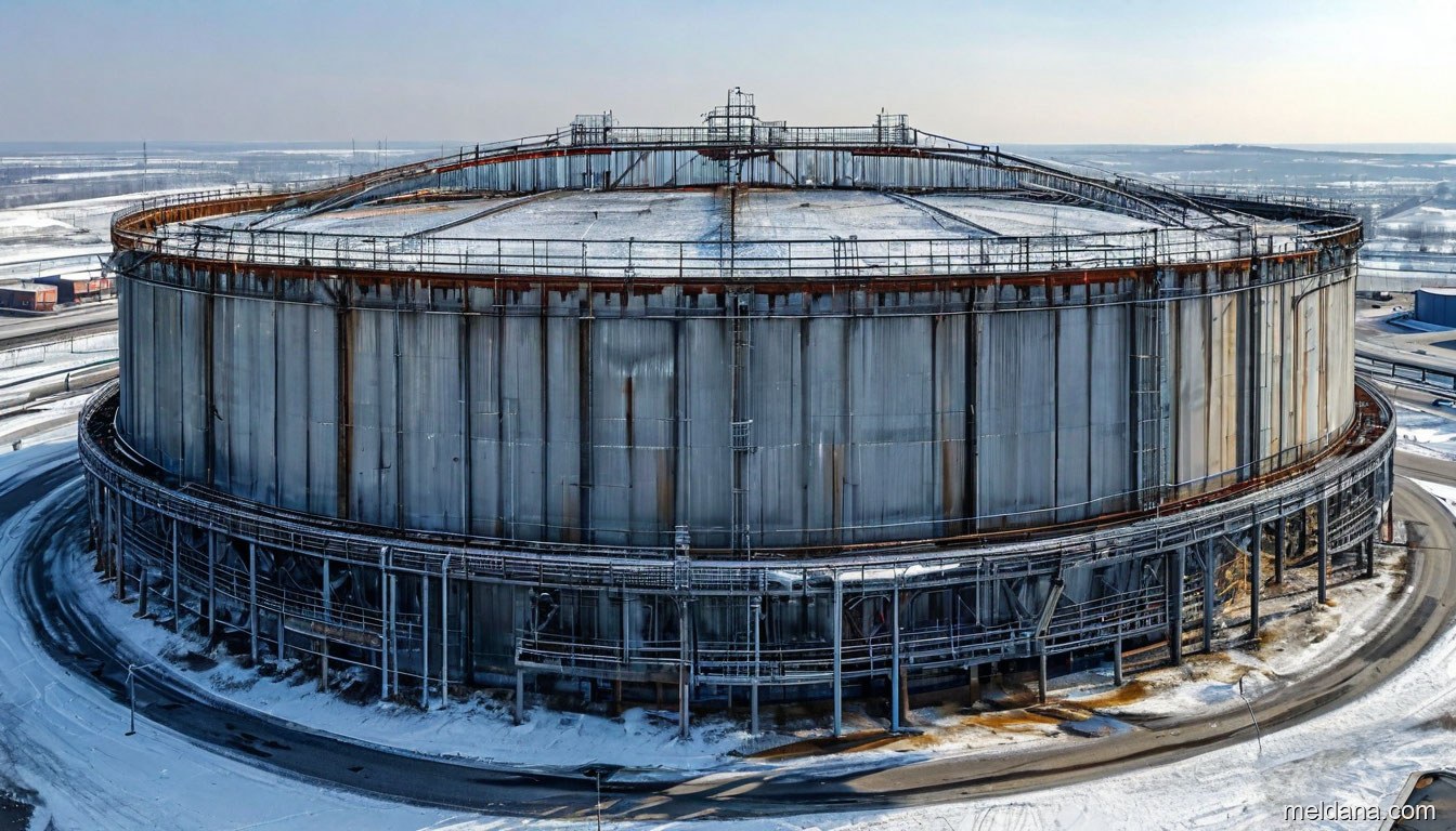 Антидроновая защита резервуара РВС-50000 Абакане — ЗОК ЗАСЛОН по СП 542