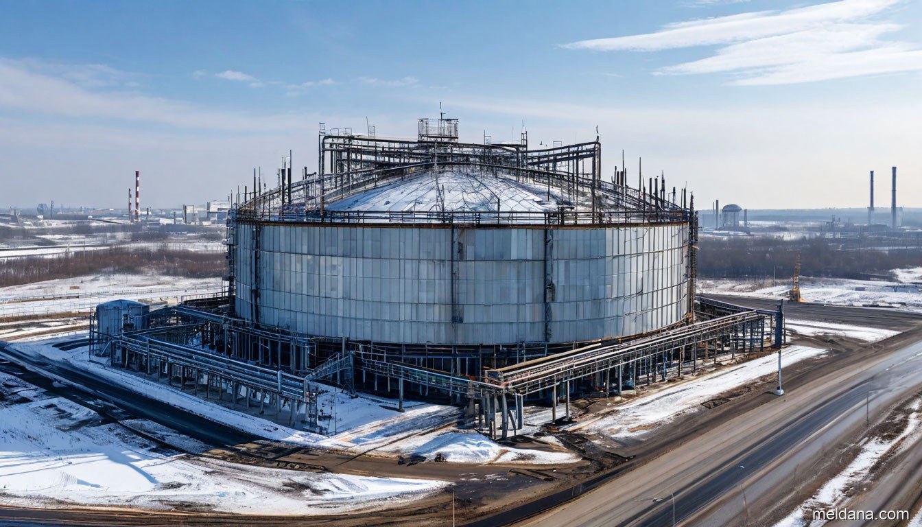 Антидроновая защита резервуара РВС-20000 Абакане — ЗОК ЗАСЛОН по СП 542