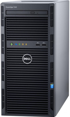 Сервер Dell PowerEdge T130 1xE3-1270v6 1x8Gb 2RUD x4 3.5" RW iD8Ex 1G 2Р 1x290W 3Y NBD (210-AFFS-39) 