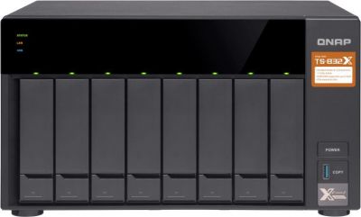 Сетевое хранилище NAS Qnap Original TS-832X-2G 8-bay 
